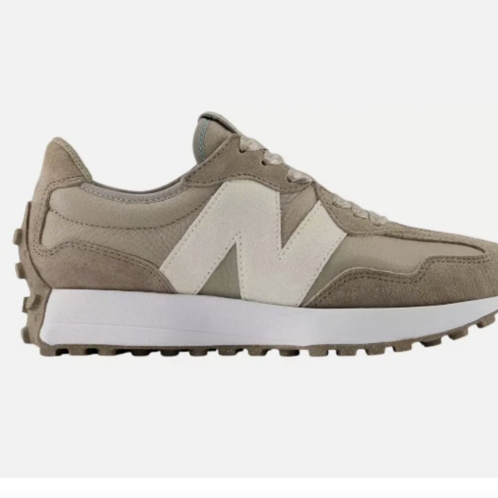 New Balance 327 LIMITED EDITION 2026 Womens Sneaker Shoes LEATHER Taupe size 9.5 - Picture 7 of 9